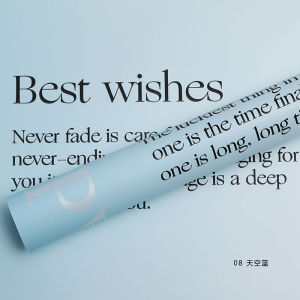 20 Lembar Flower Wrapping Paper Kertas Buket Bunga Florist Cellophane KB6133