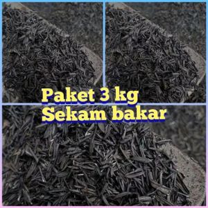 PROMO HEMAT 3 KANTONG media tanam sekam bakarkemasan 1 KG / Media Tanam Sekam Bakar