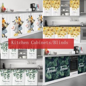 Ambry door curtain shade curtain wardrobe shoe ark drapes curtain dust cloth modesty Velcro kitchen cabinet shade cloth