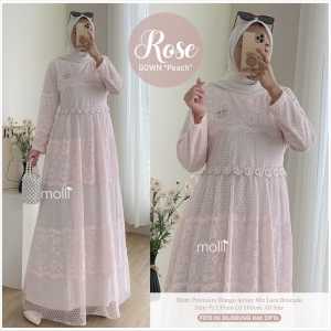 GAUN DRESS ROSE #1 LD 105 BY MOLLI