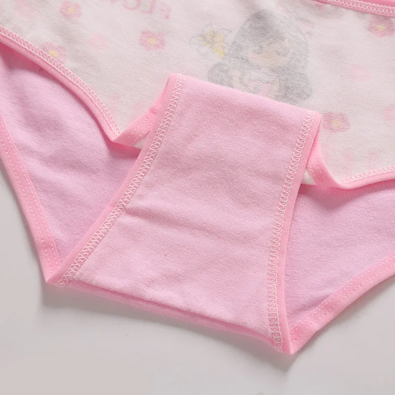 SMY 4 PCS Cotton Panty for girl kids Cute Cartoon Girls Briefs