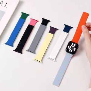 Dual-Color Silicone Band For Apple Watch Series 11 10 9 8 7 band 42mm 46mm 45mm 41mm 44mm 40mm Bracelet Magnetic Strap iwatch Ultra 3 2 49mm Wristband