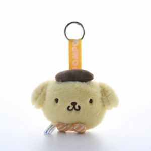 Kawaii Sanrio Búp bê sang trọng Móc khóa Đầu to Marroncream Mờ Túi quyến rũ Chấm bi Nơ Piano Cừu Giai điệu Mặt dây chuyền Pompompurin Quà tặng2026