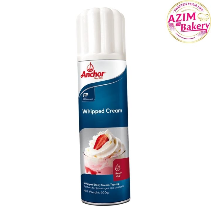 (NO COD,ONLY ONLINE PAYMENT)Anchor Aerosol Whipped Cream 400g Anchor