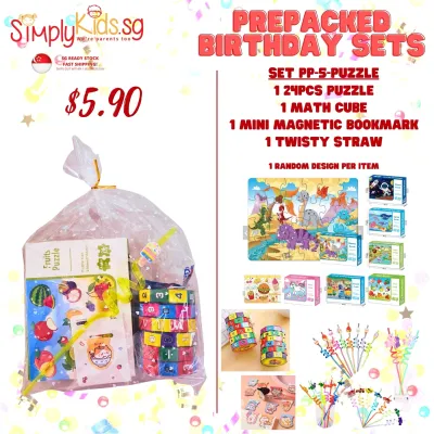 [SG SELLER] SimplyKids.SG® - Prepacked Children Birthday Goodie Bag Kids Birthday Goodies Bag Party Pack Birthday Pack Birthday Return Gift Childrens Day Christmas - READY STOCK FAST SHIPPING!