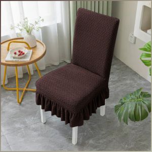 Tablecloth Multifunction Jacquard Dining Chair Cover Tasteful Have Layers Anti-fouling and Anti-slip