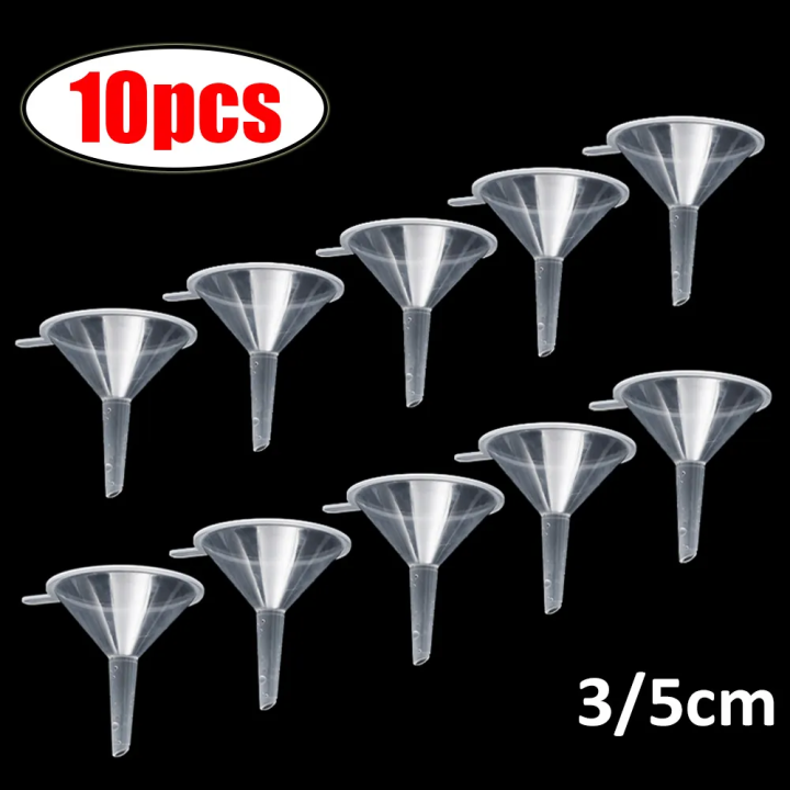 Phễu nhỏ 3/5Cm chất lỏng trong suốt Dầu Phễu Cho Trường Học Phòng Thí ...