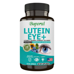 Lutein + Vitamin A Supplement - Eye Health Support Relieve Digital Eye Strain & Fatigue