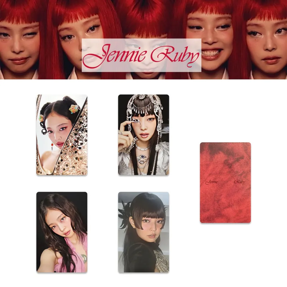 Jennie RUBY MAKESTAR PhotoCard Everline AM Blackpink Jennie Solo