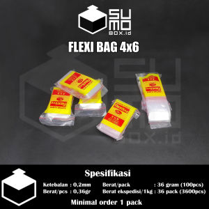 Kantong plastik klip 4x6 isi 100pcs clip ziplock zipper pouch / kantong plastik klip emasobatsaus