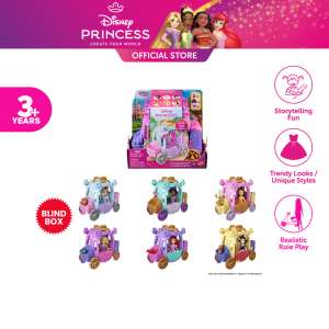 [NEW] [BLIND BOX!] Disney Princess Carriage Reveal Small Doll with Accessories (JLH82)