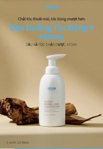 Dầu xả Thảo Dược đông y Hàn Quốc phục hồi hư tổn tóc bóng mượt và cân bằng độ ẩm da đầu 500ml - Atomy Herbal Hair Conditioner - 애터미 한방 헤어 컨디셔너 - Атоми Хербал Кондиционер