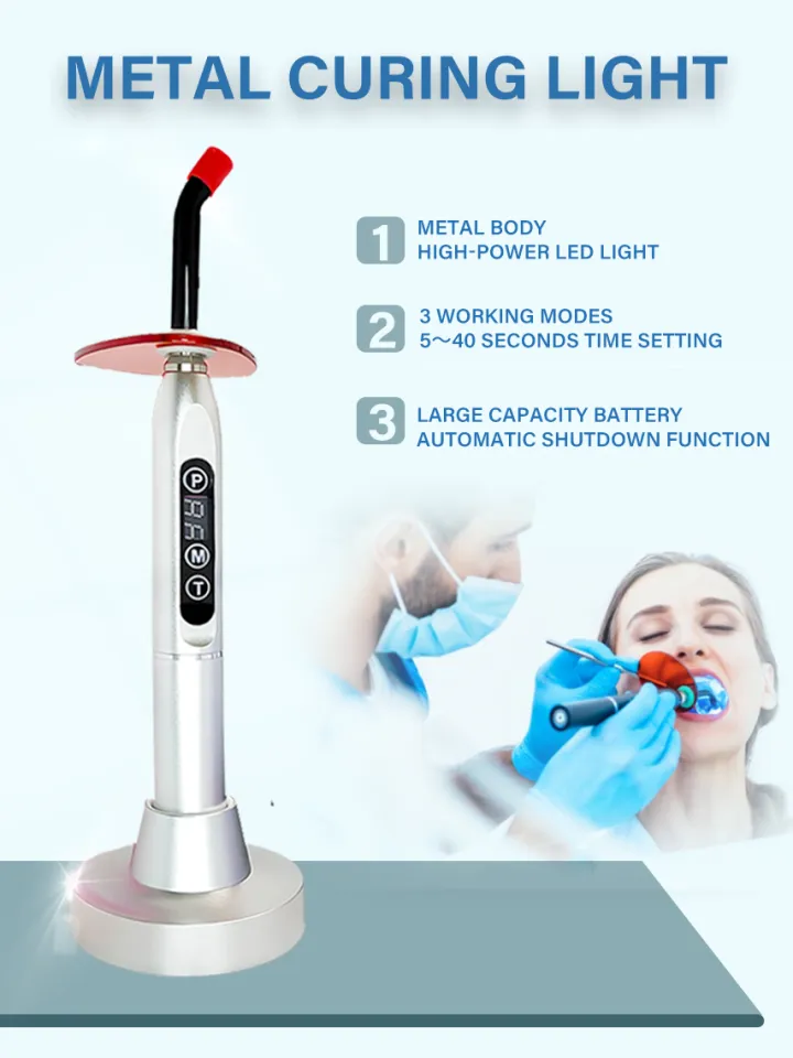 Dental Curing Light Wireless Led Dental Light Curing Lamp Cordless