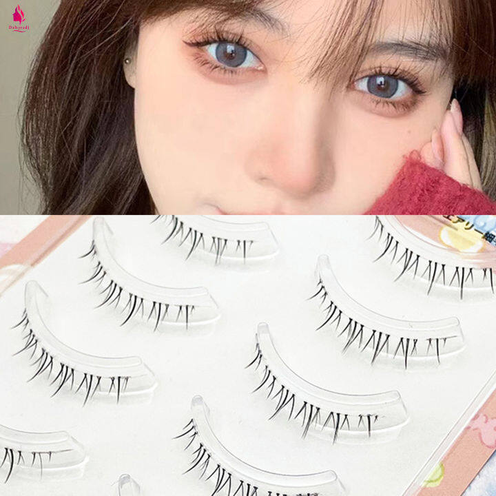 Oh Beauty 5 Pairs False Lower Eyelashes Comfortable And No Irritation