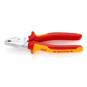 KÌM ĐA NĂNG MẠ CROM CÁCH ĐIỆN KNIPEX DÀI 180MM 02 06 180 (701900 180) - Hàng Chính Hãng 100% từ Đức