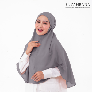 EL ZAHRANA Lite - Bergo Fateema Bahan Crinckle Airflow Premium