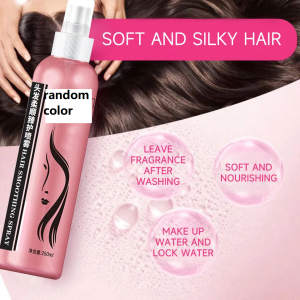 250ML Keratin Hair Mist Repair Spray Moisturizing Damage Repairs Frizzy Make Hair Soft Smooth Deep Repair Keratin Hair Treatment Conditioner Spray Hair Repair Treatment Cream for Frizzy and Dry Hair Nourishing Hair Perfume Oil for Dyed Hair