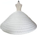 12 Hoops Puffy Big Petticoat Fluffy Underskirt for Ball Gown Wedding Dress Pageant Dress Bottom Hoop Diameter 170cm. 