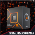 AMD Ryzen 5 9600X 7600X3D 7600X 7500F 6Cores 12Threads Socket AM5 PCIe5.0 CPU Processor. 