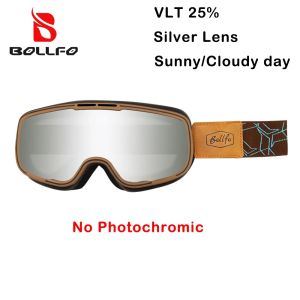 BOLLFO Photochromic Motorcycle Goggles Motorbike Eyewear OTG UV Protection Auto-tinting ATV Glasses Windproof Dirt Bike Goggles