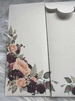 10pcs. Printed Stylish Refined Money Wedding Envelope versatile use for wedding or birthday occasion fits peso bill