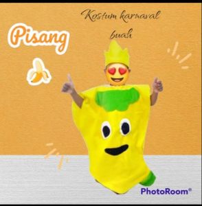 Kostum Karakter Buah Pentas Seni Anak Anak Ukuran Paud TK SD Dewasa/ Kostum Karnaval Halloween