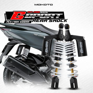 MOKOTO PCX 150/160 ADV 150/160 REAR SHOCK ABSORBER 335M G-SPORT HIGH SUPENSION SHOCK 2PCS FOR HONDA PCX/ADV MOTORCYCLE