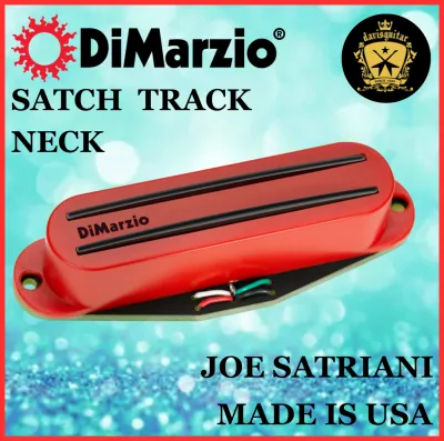 DiMarzio Electric Guitar Pickup Joe Satriani Signature Model Satch Track Neck Rail Hum Canceling Single Coil DP425 Neck Red