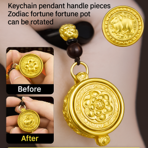 Scenic stalls metal Zodiac keychain pendant