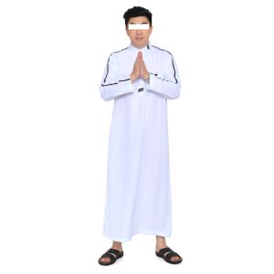 Gamis Pria JUBAH Ikhwan Muslim Kombinasi lis A04