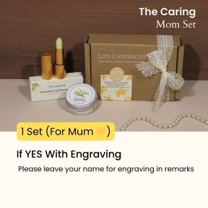NEW✨ Lips Carpenter [Mother’s Day Gift Sets] Lip Balm & Beauty Gift for Sensitive Lips Gift for Mum with Name Engraving