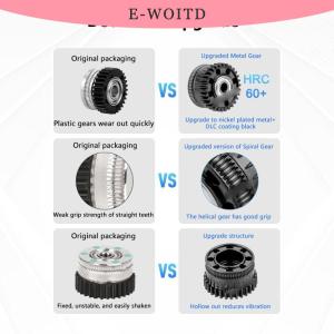 TENXI3 Nâng cấp đùn bánh Kit cho creality K2 cộng với tất cả các kim loại Filament ổ bánh đùn Nickel mạ DLC lớp phủ 3D máy in phần