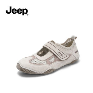 Jeep Mary Jane thể thao Miệng nông đáy phẳng Giày nữ Velcro giản dị