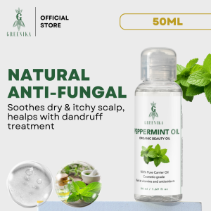 [ PEPPERMINT OIL ] Greenika Peppermint Carrier Oil Pure Clears Stuffy Nose Relief Colds Cough Insect Mosquito Repellent Repellant Freshens Breathe Prevents Tooth Decay Relieves Headache Alleviates Anxiety Nausea Fatigue Menstrual Cramps