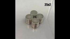 5-100 cái nam châm tròn 25x2mm dụng cụ cho bếp tủ lạnh gara văn phòng bảng trắng phụ kiện 25*2mm