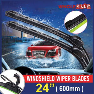 Universal U-type Soft Car Windshield Wipers Bracketless Rubber Blades / Pengelap Cermin Kereta