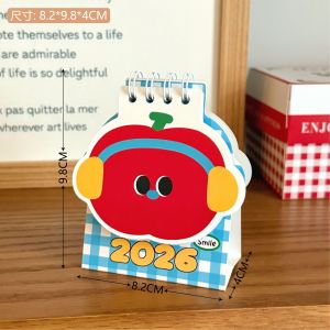 2026 OriginalCalendar   Apple Small Desk Calendar Pocket-sized Small Calendar Student Calendar New Year Calendar