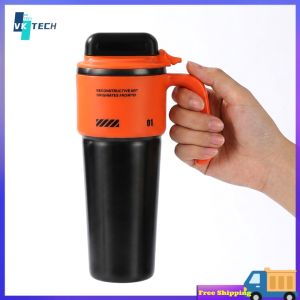 Leakproof 1000ml Ceramic Coated Stainless Steel Vacuum Insulated Travel Tumbler with Straw for Hot and Cold Drinks