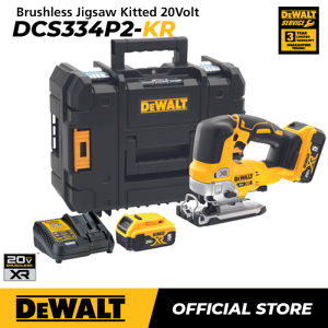 Dewalt Brushless Jigsaw/Pemotong Kayu Baterai 20V(Max) 5.0Ah DCS334P2