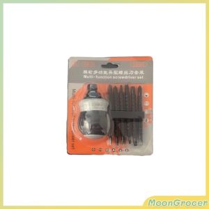 M.Grocer 13 in 1 Ratchet Screwdriver Set Alloy Steel Magnetic Dual-Purpose Batch Head Telescopic Screwdriver