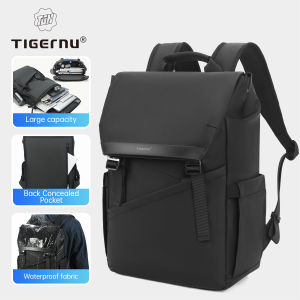 Tigernu 9592 Lifetime Warranty Fashion Backpack Men Korean Style Laptop Backpack Waterproof Backpack Bags Male Business Backpacks Travel Bag