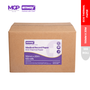 110mm x 20m ECG PAPER 100R/Carton Emway® Hospital Clinic ECG Medical Chart Paper