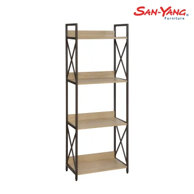 San-Yang Furniture Display Shelf 4-Layer White Oak 211042