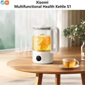 Xiaomi Mijia MI Smart Multifunctional Health Pot S1 Office Small Teapot Multifunctional Kettle 10-speed Adjustment Household Automatic Mi Home App upgraded S1 Electric Glass Tea Pot Gift & Xiaomi MIJIA Intelligence Multifunctional health pot S1 U