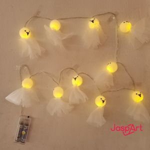 10LED Halloween Lampu String Model Boneka Hantu Festival Hantu