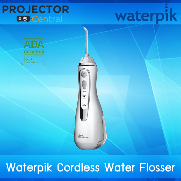 Waterpik Cordless Advanced Water Flosser - WP-560 White เครื่องฉีดน้ำทำ ...