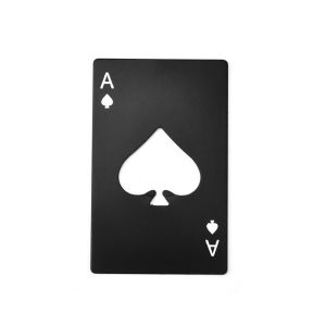 Ace of Spades ที่เปิดขวด Creative โป๊กเกอร์รูปร่างสแตนเลสในครัวเรือนเครื่องมือที่เปิดขวดที่เปิดเบียร์