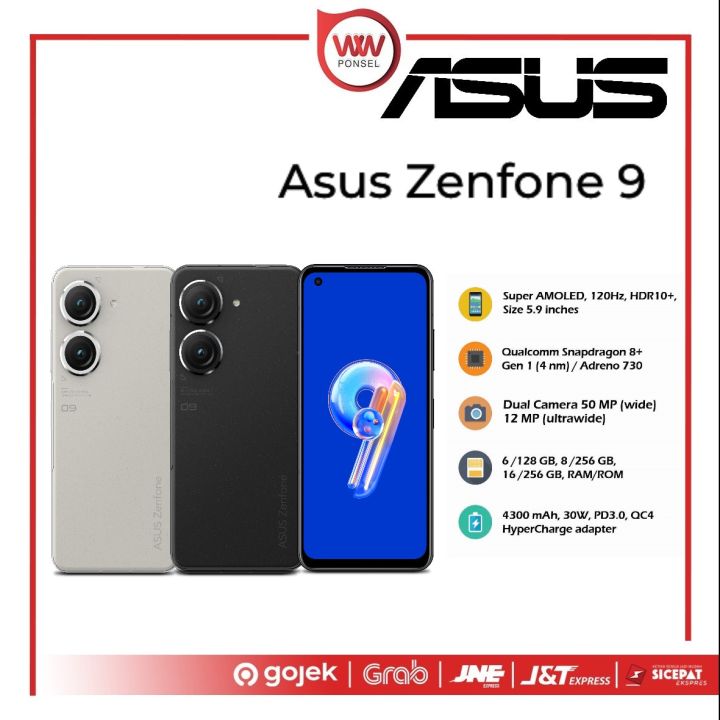 Hp Asus Zenfone 9 Ram 8GB Internal 256GB BLK AI2202-1A06ID