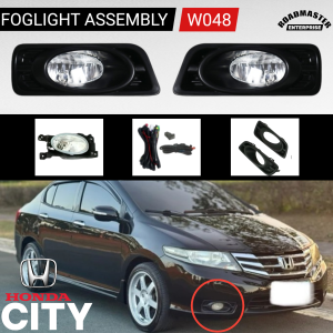 Car bumper OEM fog lamp lights for honda city GM3 2012 2013 Halogen Car front bumper foglight W048