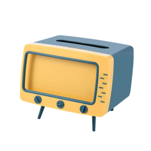 New model Tissue box with phone stand tissue box television mobile phone stand phone stand tissue box
